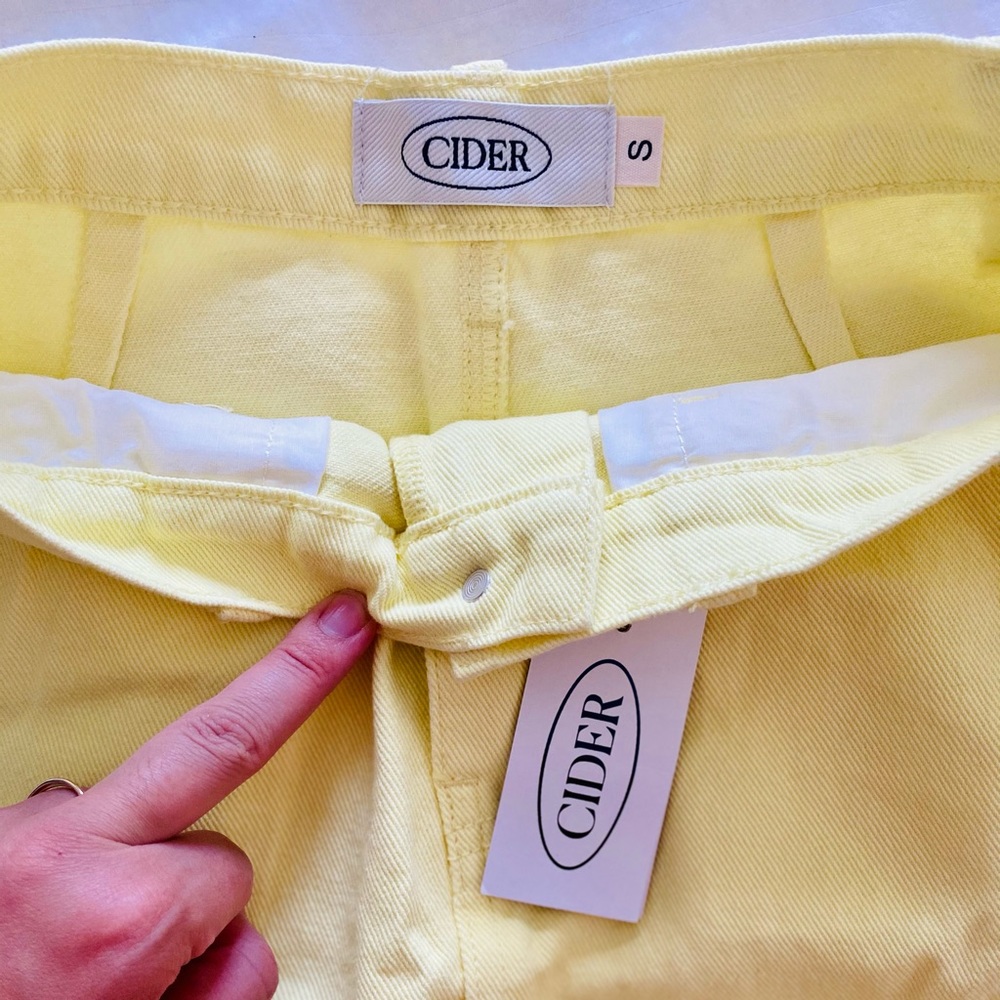 CIDER Smile Egg Yellow Skirt S - Picture 5 of 6